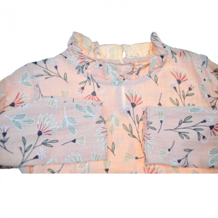 Compleu 2 piese pantaloni si bluza pentru fete Mini Junior COMP-MJ25, Coral [3]