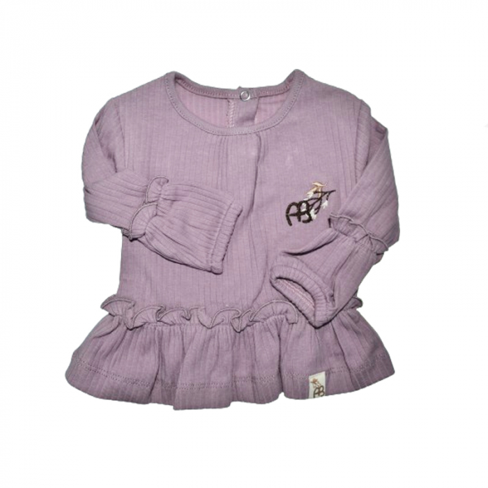 Compleu 2 piese pantaloni si bluza pentru fete Mini Junior COMP-MJ11, Mov [3]