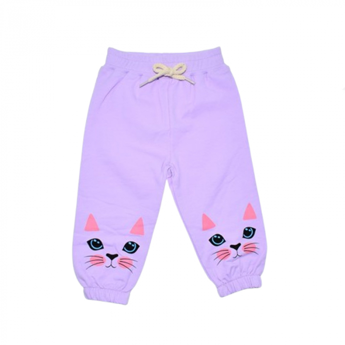 Compleu 2 piese pantaloni si bluza pentru fete Mini Junior SETMJ-31, Mov [3]