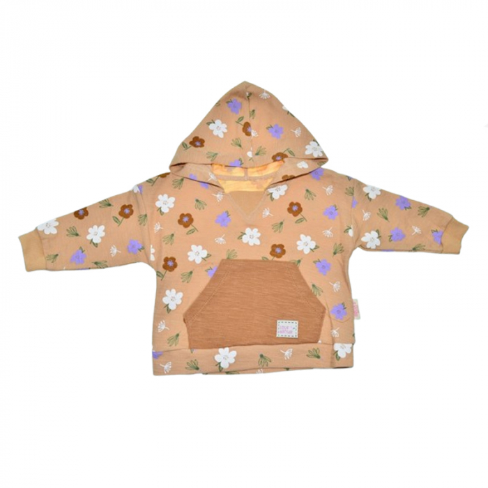 Compleu 2 piese pantaloni si bluza pentru fete Mini Junior SETMJ-44, Bej [4]