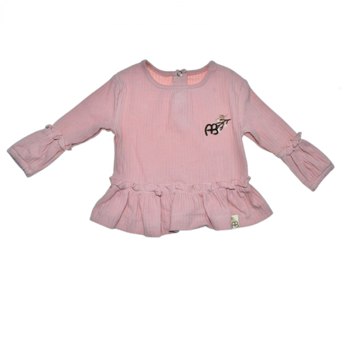 Compleu 2 piese pantaloni si bluza pentru fete Mini Junior SETMJ-45, Roz [4]