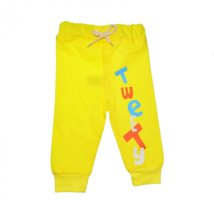 Compleu 2 piese pantaloni si body pentru copii Mini Junior SETMJ-21, Galben [3]