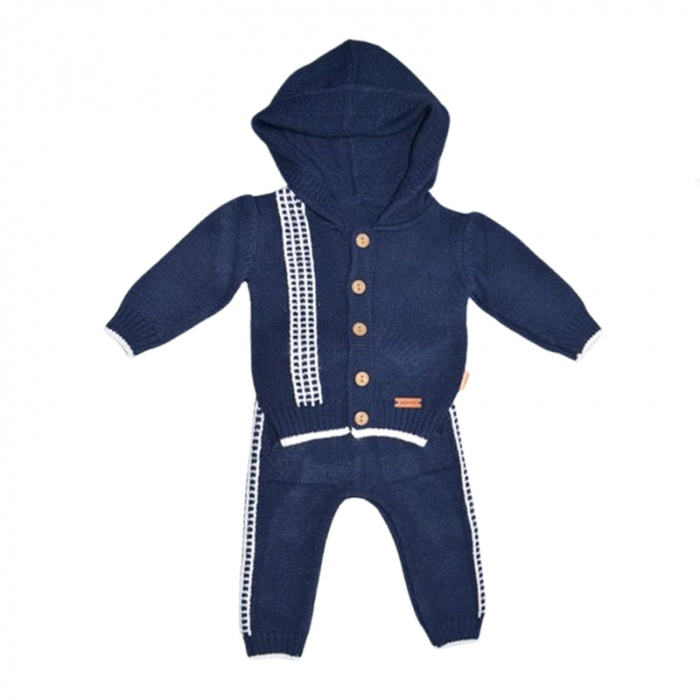 Compleu 2 piese pantaloni si cardigan pentru baieti Mini Junior CMP-MJA, Bleumarin [1]