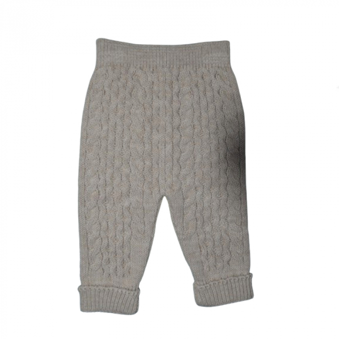 Compleu 2 piese pantaloni si cardigan pentru baieti Mini Junior COMP-7806, Bej [3]