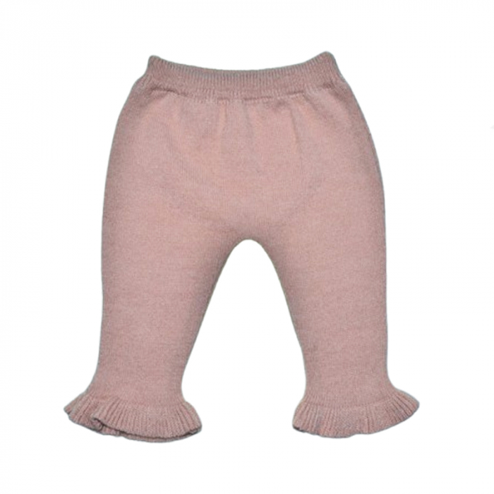 Compleu 2 piese pantaloni si cardigan pentru fete Mini Junior SETMJ-34, Roz [3]