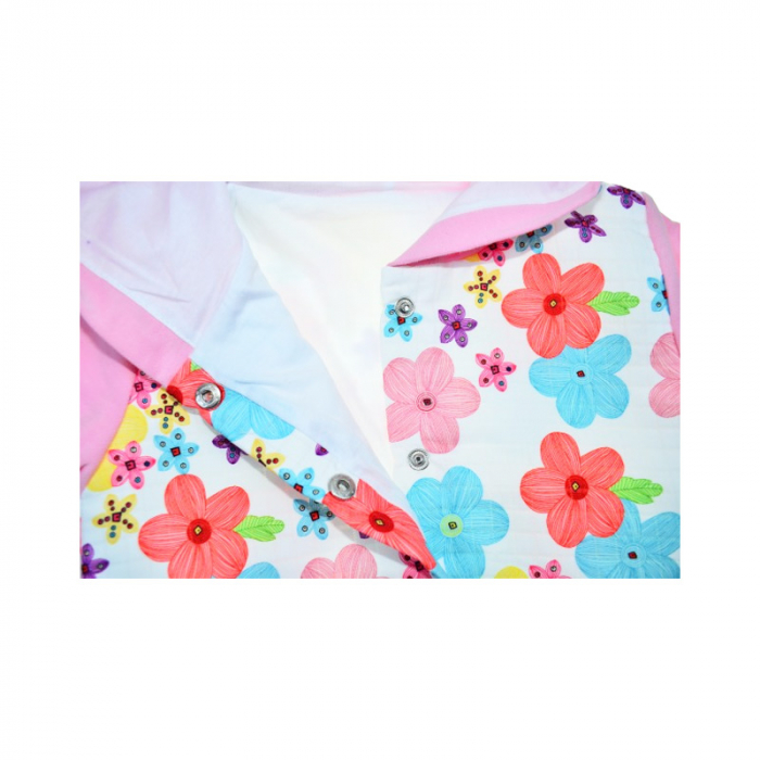 Compleu 2 piese pantaloni si jacheta pentru fete Mini Junior COMP-TRMJ2, Roz [6]