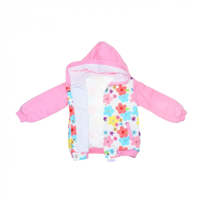 Compleu 2 piese pantaloni si jacheta pentru fete Mini Junior COMP-TRMJ2, Roz [5]