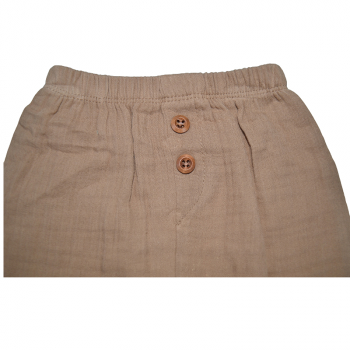 Compleu 2 piese pentru baieti bluza si pantaloni lungi DALEEN 02-2023M, Maro [4]