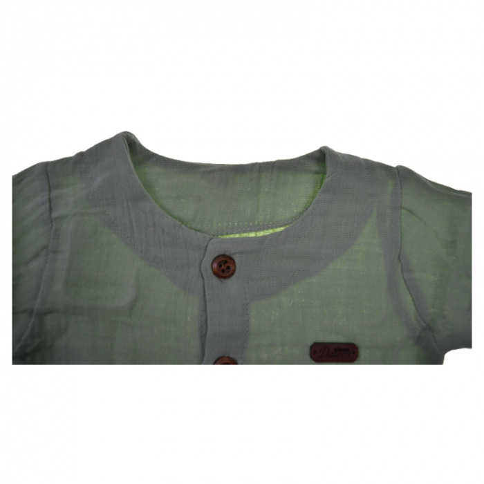 Compleu 2 piese pentru baieti bluza si pantaloni lungi DALEEN 02-2023V, Verde [4]