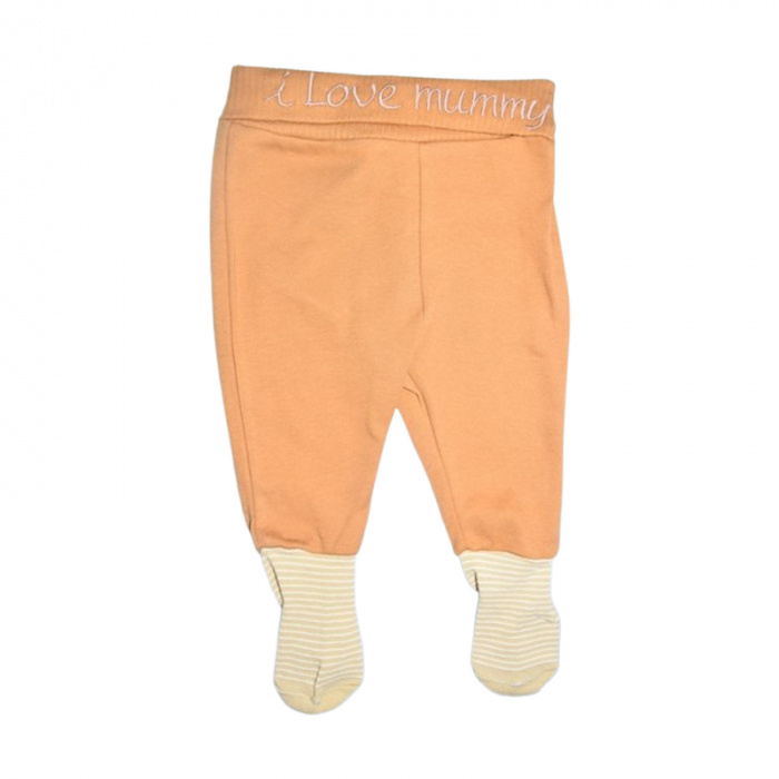 Compleu 2 piese, pentru baieti, body si pantaloni, Mini Junior, 243262M, Maro [4]