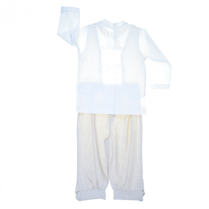 Compleu 2 piese pentru baieti Cassiope CSSP-1, Crem [2]