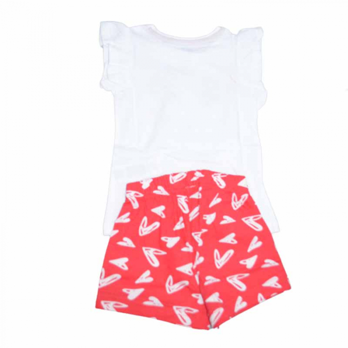 Compleu 2 piese pentru fete E Plus M Minnie Mouse 053027A, Alb [2]