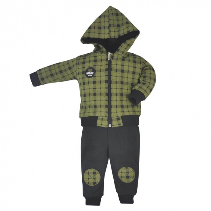 Compleu 3 piese pentru baieti Koala Wild Nature 09-197, Verde [3]