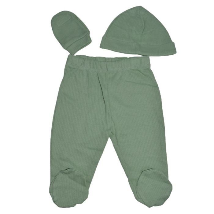 Compleu 5 piese pentru baieti Mini Junior 4777, Verde [2]