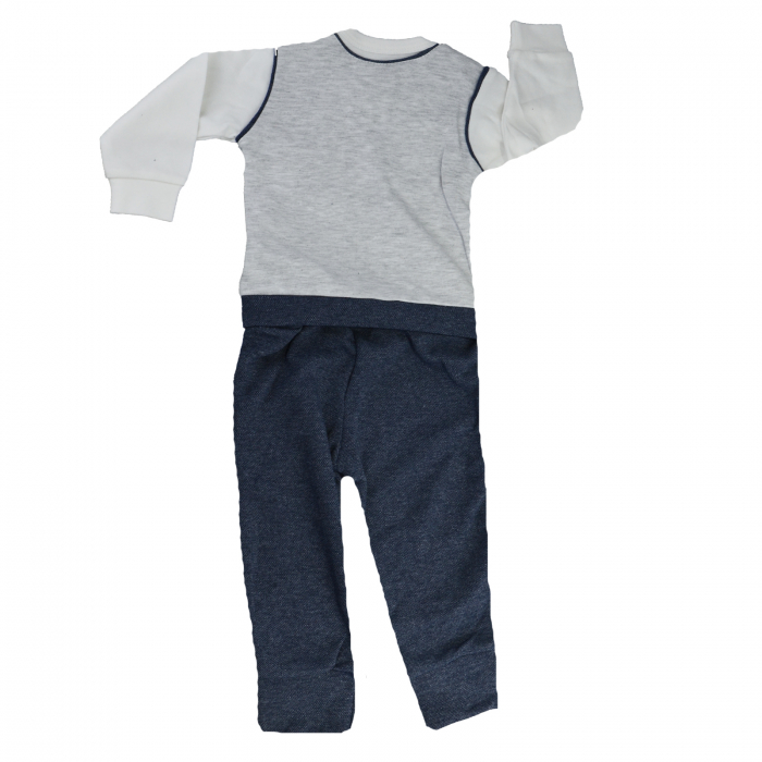 Compleu 2 piese pentru baieti Mini Junior BBW-35-56, Gri [2]