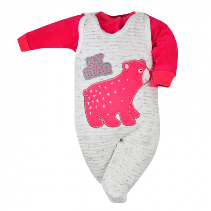 Compleu 2 piese pentru fete Koala Bernard 05-727RO-62-cm, Multicolor [3]