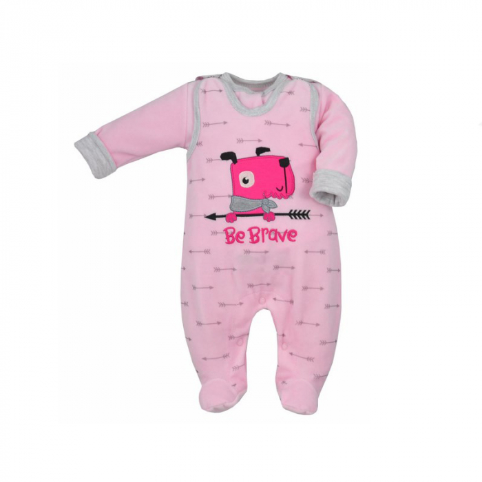 Compleu 2 piese pentru fete Koala Strzalka 04-876RZ-62-cm, Roz [2]
