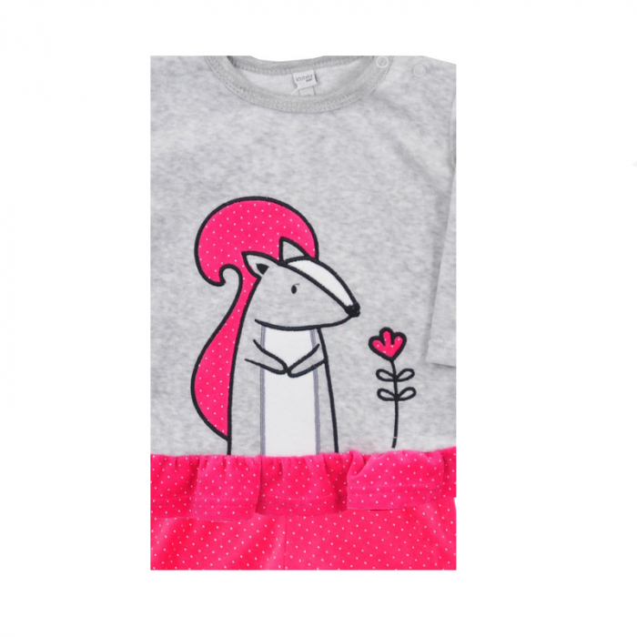 Compleu 2 piese pentru fete Koala Wiewior 06-296F-62-cm, Fucsia [2]