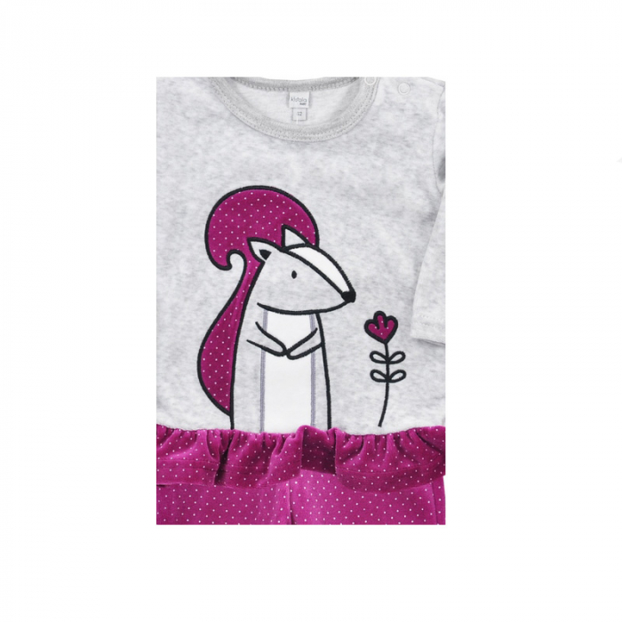 Compleu 2 piese pentru fete Koala Wiewior 06-298M-62-cm, Mov [2]