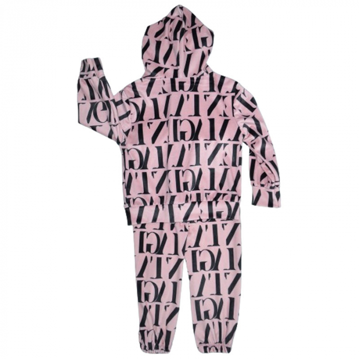 Trening 2 piese din catifea pentru fete Lucky Girl 5070R, Roz [2]