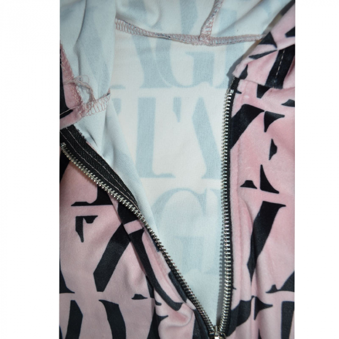 Trening 2 piese din catifea pentru fete Lucky Girl 5070R, Roz [3]