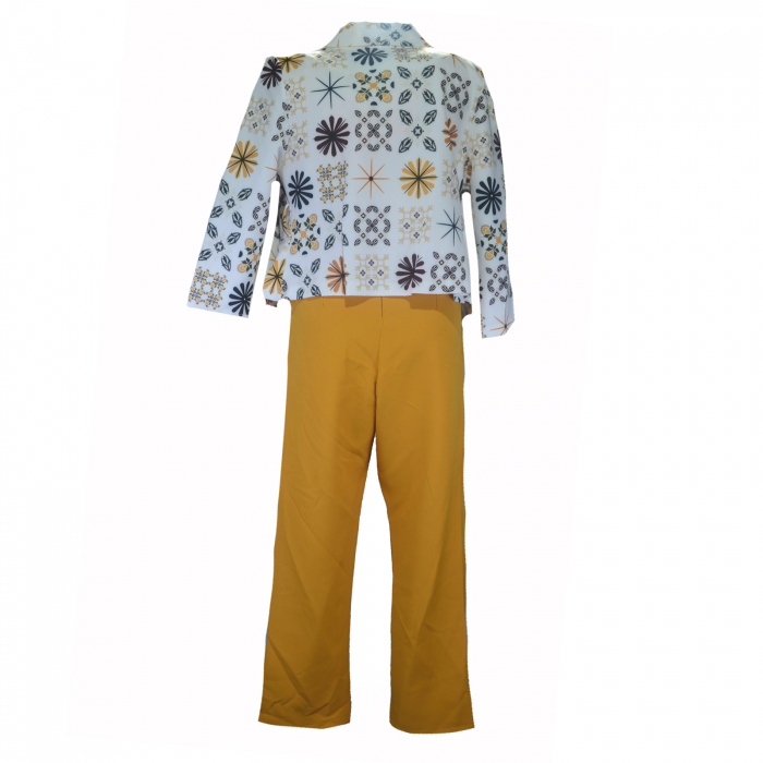 Compleu 2 piese pentru fete Mini Junior 200-158G_128 cm, Galben [2]