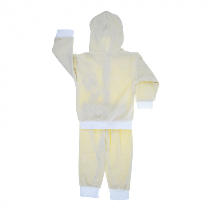 Compleu 2 piese pentru fete Mini Junior CPFMJ-125-80, Crem [2]