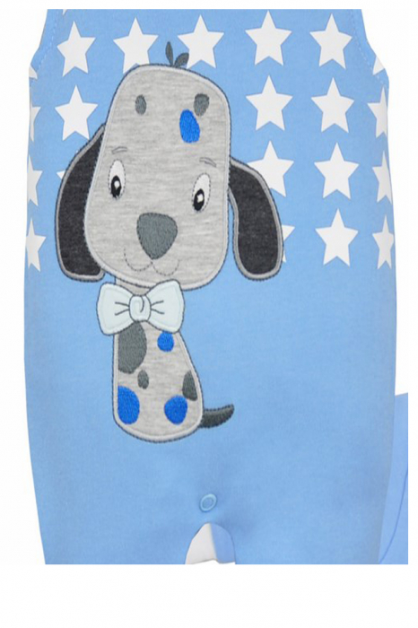 Compleu 2 piese salopeta si bluza pentru baieti Koala Piesio 05-346A1-68-cm, Albastru [2]