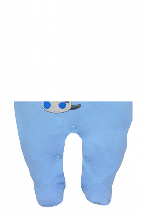 Compleu 2 piese salopeta si bluza pentru baieti Koala Piesio 05-346A1-68-cm, Albastru [3]