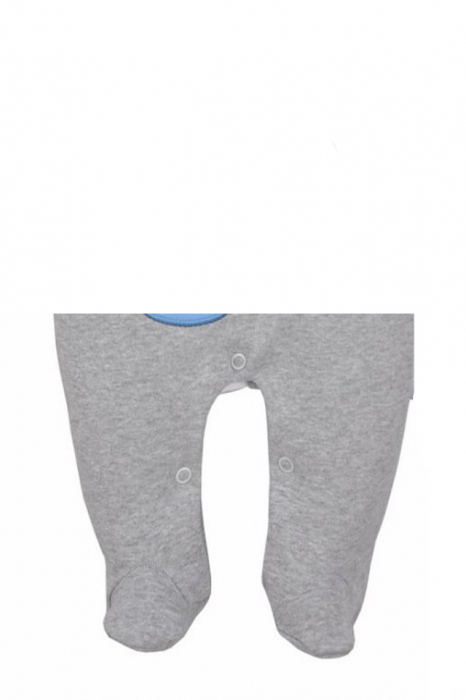 Compleu 2 piese salopeta si bluza pentru baieti Koala Piesio 05-346G-68-cm, Gri [3]