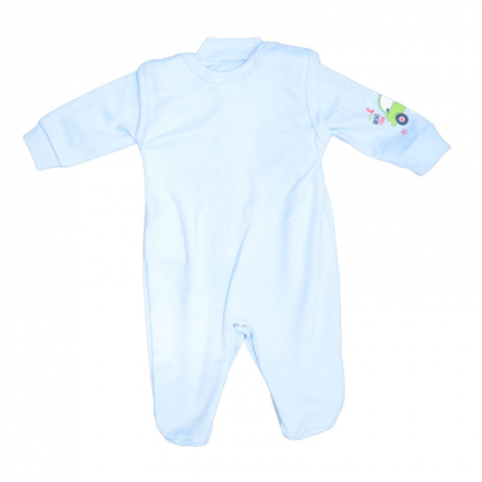 Compleu 2 piese salopeta si bluza pentru baieti GAMA 714079-A, Albastru [2]