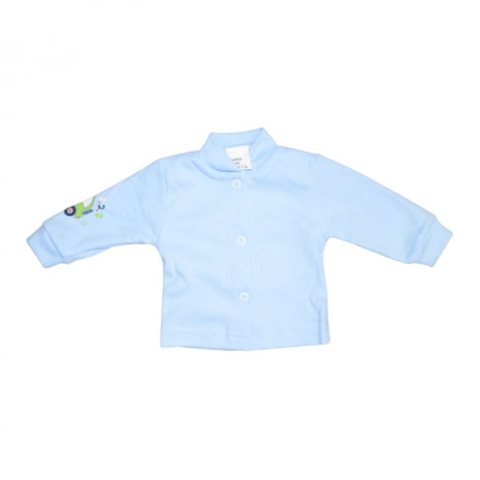 Compleu 2 piese salopeta si bluza pentru baieti GAMA 714079-A, Albastru [4]