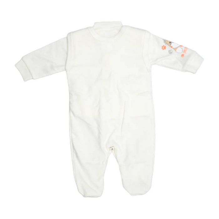Compleu 2 piese salopeta si bluza pentru copii GAMA 714079-C, Crem [2]