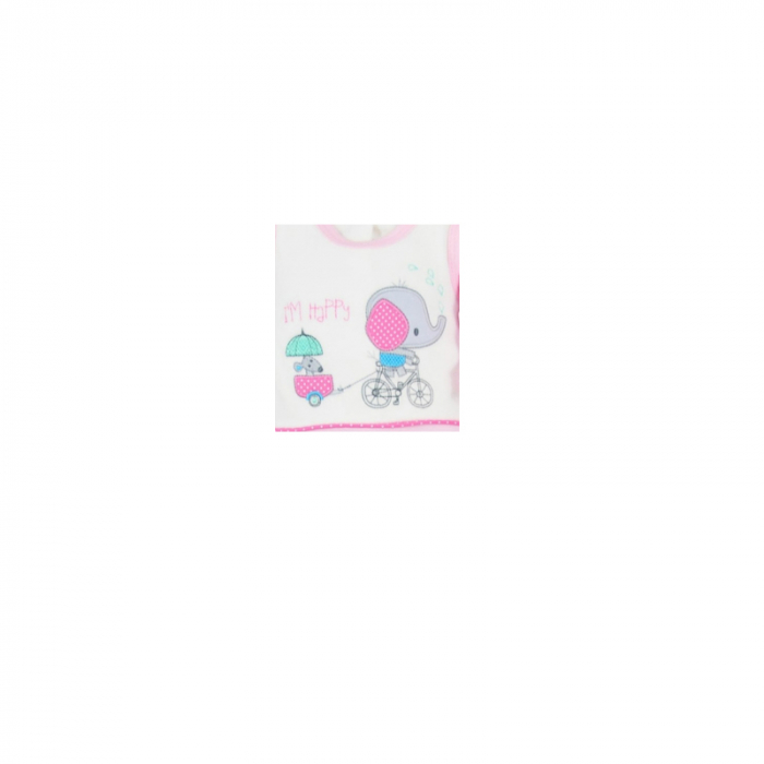 Compleu 2 piese salopeta si bluza pentru fete Koala 3564-R-74, Roz [2]