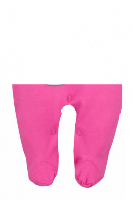 Compleu 2 piese salopeta si bluza pentru fete Koala Piesio 05-346F-68-cm, Fucsia [3]