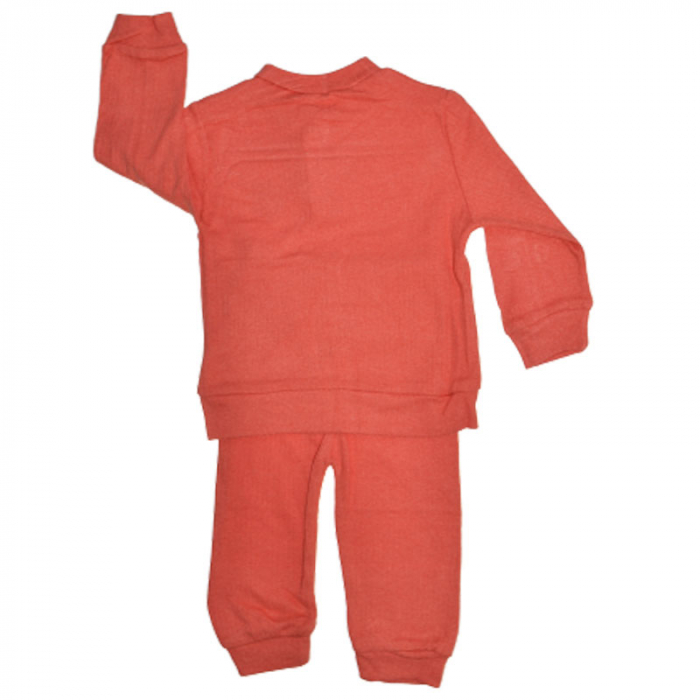 Compleu 2 piese bluza cu maneca lunga si pantaloni pentru baieti melish bebe 020823, Rosu [2]