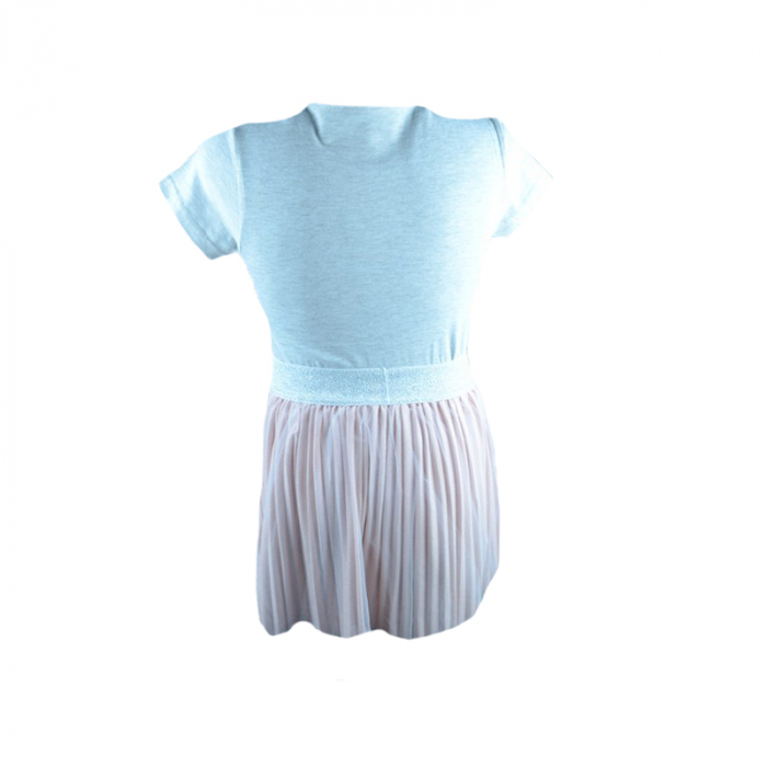 Compleu 3 piese geaca, fusta si tricou pentru fete Happy House FOFO-086RZ, Roz [5]