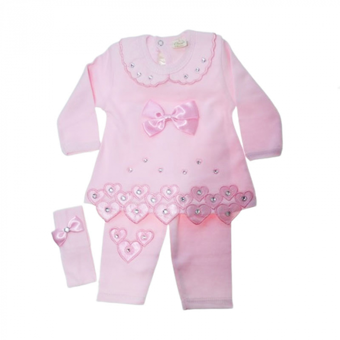 Compleu 3 piese pantaloni, bluza si bentita pentru fete Mini Junior CMPMJ-03 [1]