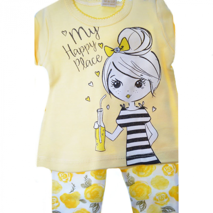 Compleu 3 piese pantaloni, bluza si bentita pentru fete Mini Junior CMPMJ-05 [2]