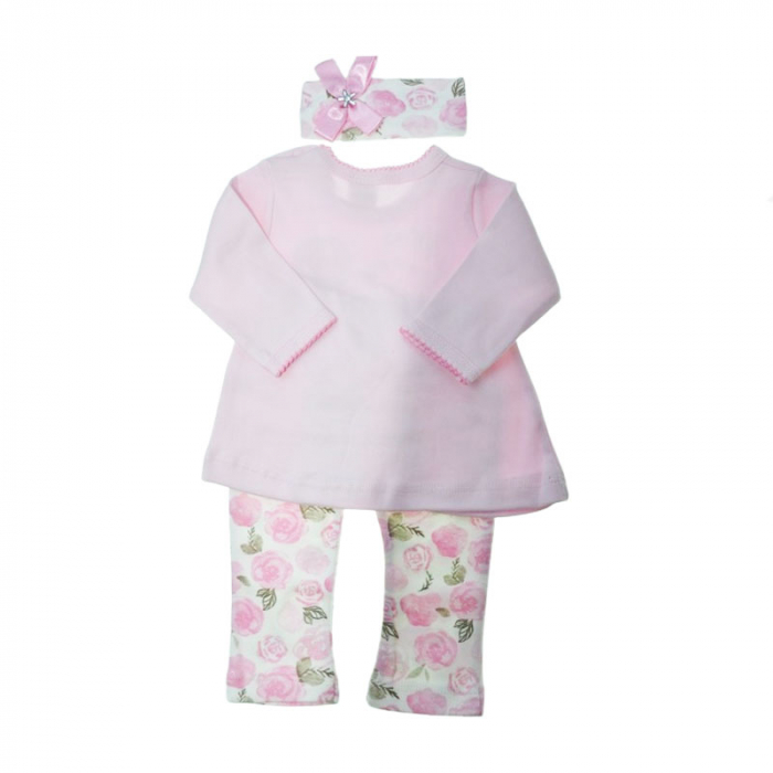 Compleu 3 piese pantaloni, bluza si bentita pentru fete Mini Junior CMPMJ-06 [3]