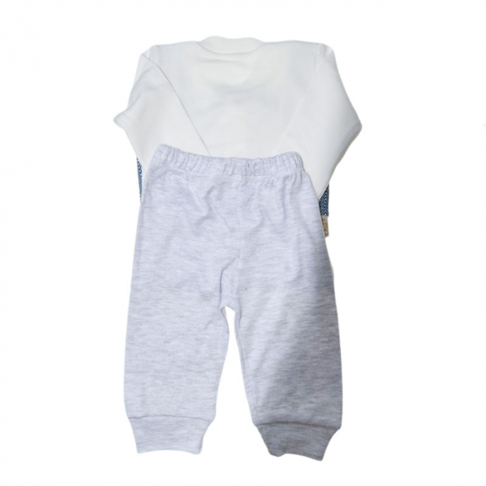 Compleu 3 piese pantaloni, bluza si caciula pentru baieti Mini Junior CMPMJ-08 [4]