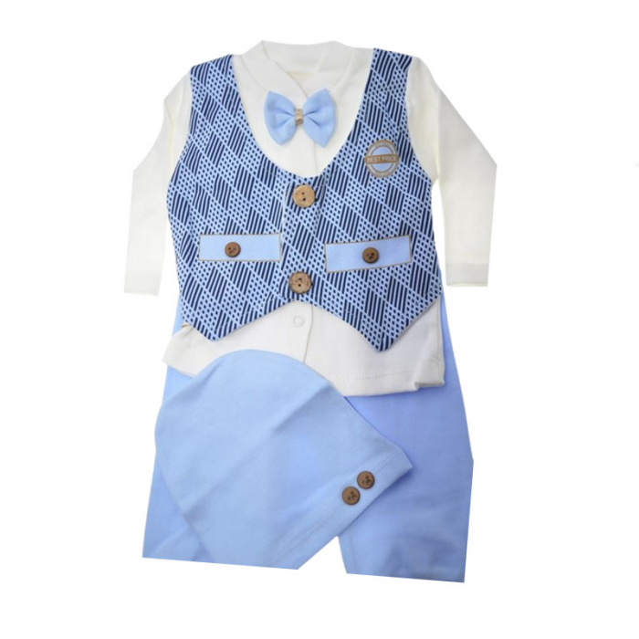 Compleu 3 piese pantaloni, bluza si caciula pentru baieti Mini Junior CMPMJ-09 [2]
