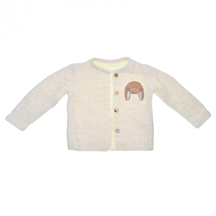 Compleu 3 piese pantaloni, bluza si cardigan pentru fete Mini Junior COMP-2308, Roz [6]