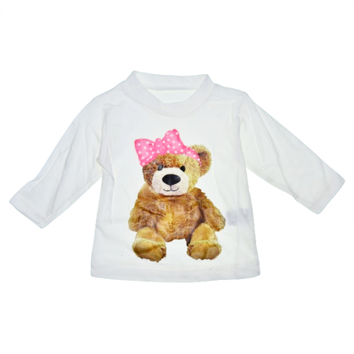 Compleu 3 piese pantaloni, bluza si jacheta cu fermoar pentru fete Mini Junior COMP-MJ2, Roz [3]
