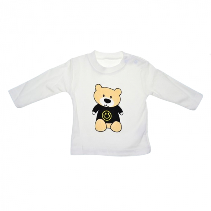 Compleu 3 piese pantaloni, bluza si jacheta pentru baieti Mini Junior SETMJ-25, Bej [4]
