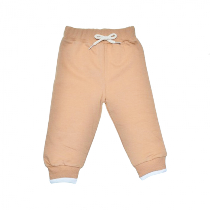 Compleu 3 piese pantaloni, bluza si jacheta pentru baieti Mini Junior SETMJ-25, Bej [3]
