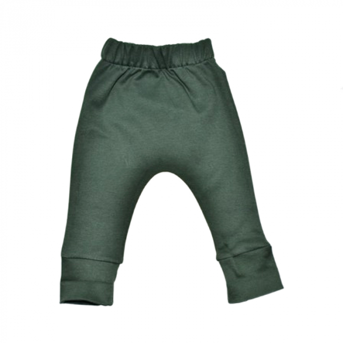 Compleu 3 piese pantaloni, bluza si jacheta pentru baieti Mini Junior SETMJ-43, Verde [3]