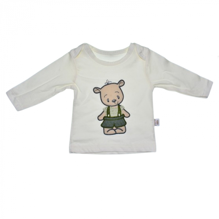Compleu 3 piese pantaloni, bluza si jacheta pentru baieti Mini Junior SETMJ-43, Verde [4]