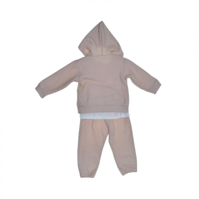 Compleu 3 piese pantaloni, bluza si jacheta pentru fete Mini Junior CMP-MJ78002, Coral [2]