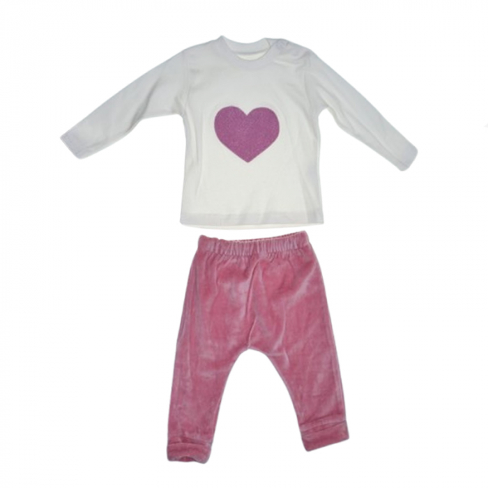 Compleu 3 piese pantaloni, bluza si jacheta pentru fete Mini Junior CMP-MJF, Roz [3]